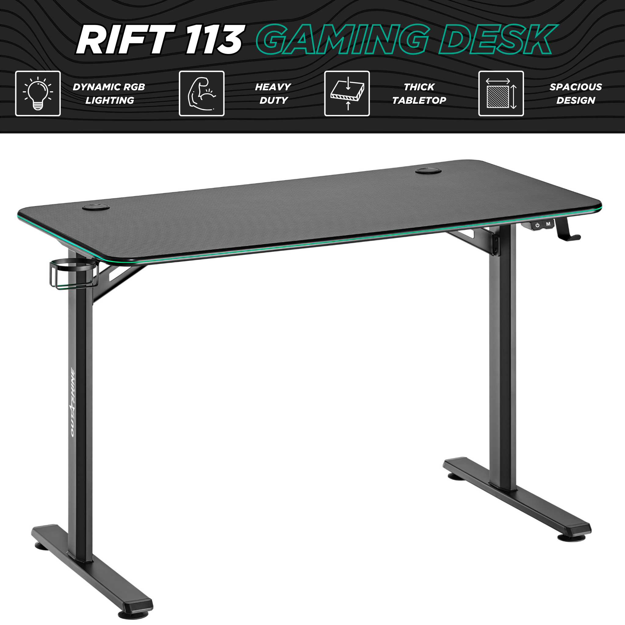 Rift Gaming Desk - 44.5