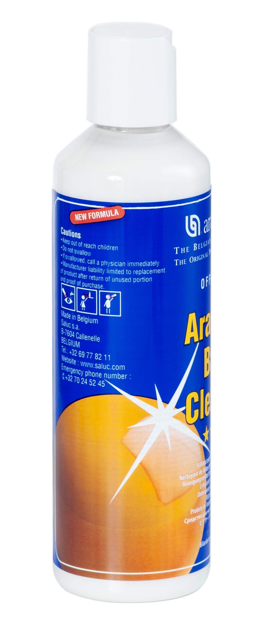 Aramith 2-Pack Billiard Ball Cleaner and Restorer Set - 8.4 fl.oz Bottles Each - Perfect for Pool Table Maintenance & Professional Tournament Use