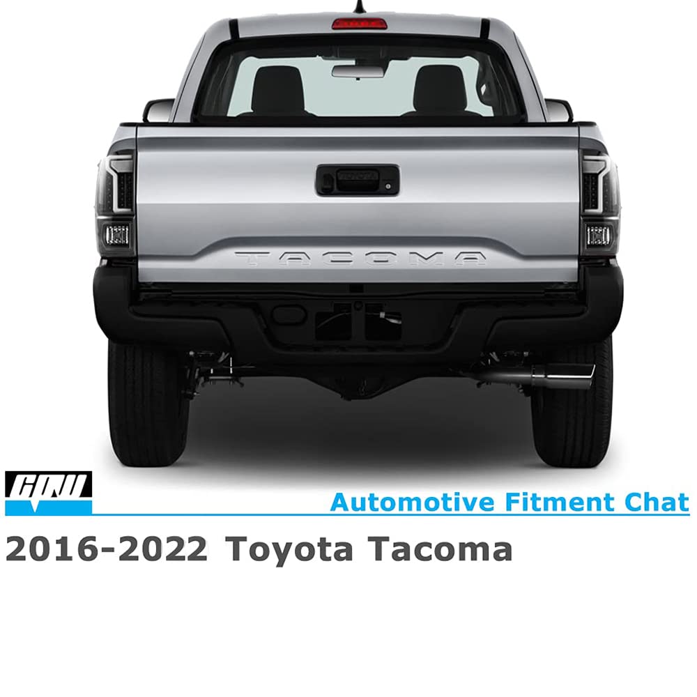 CPW LED Tail Lights for 2016-2023 Toyota Tacoma - Black/Smoke Lens Tube Bar Taillights | Waterproof & Durable Replacement | Perfect for Off-Roading, Night Driving & Custom Truck Upgrades