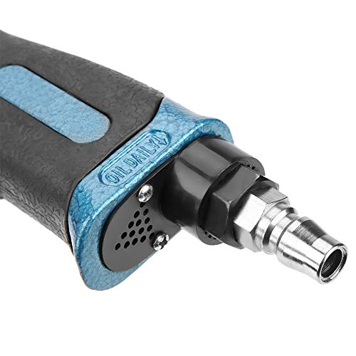 Industrial Pneumatic Screwdriver Gun - 1/4 Inch 9000 RPM Reversible Air Screwdriver with Grip & Bit Set | Heavy-Duty Handheld Power Tool for Construction, Automotive Repair & Woodworking Projects