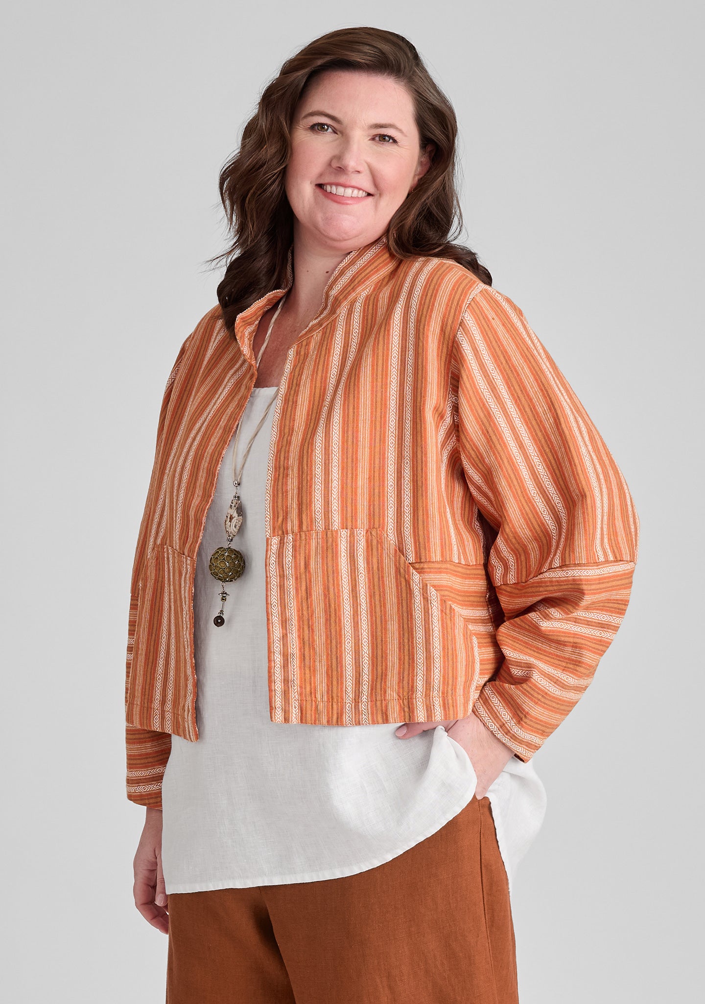 Seamly Jacket - Stylish Cropped Linen Jacket for Women | Lightweight Summer Blazer | Perfect for Office, Date Night & Outdoor Events