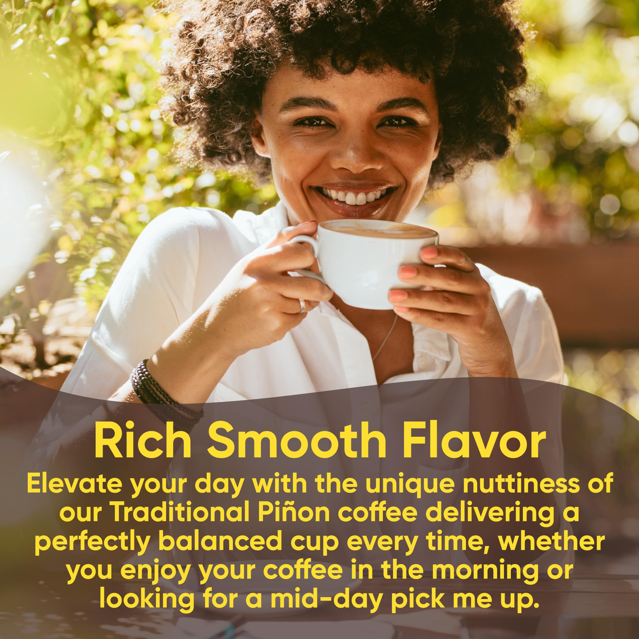 New Mexico Piñon Coffee - Naturally Flavored Whole Bean Coffee, Traditional Piñon Flavor, 5lb Bag - Perfect for Home Brewing, Gifts & Southwestern Cuisine Pairings