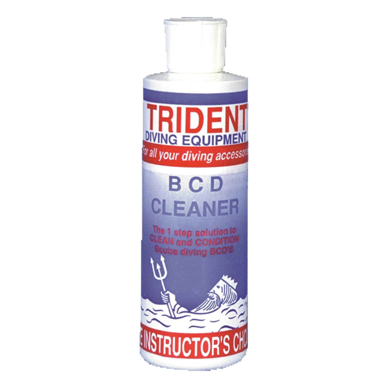 TRIDENT B.C.D. Cleaner-Conditioner 8 Oz Bottle - Scuba Diving Gear Maintenance for Wetsuits, BCDs & Regulators | Prevents Saltwater Corrosion & Extends Equipment Life