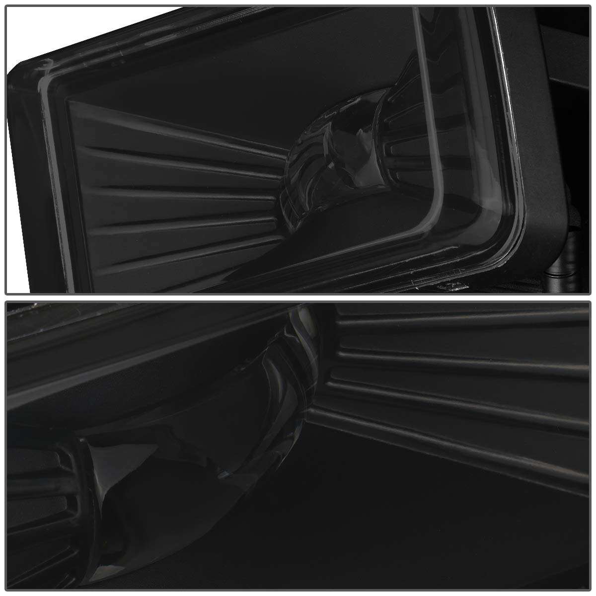 Auto Dynasty LED Fog Lights for Chevy Silverado 1500 - Smoked Lens Chrome Housing Pair with Mounting Kit & Switch | Off-Road Driving, Night Visibility Enhancement