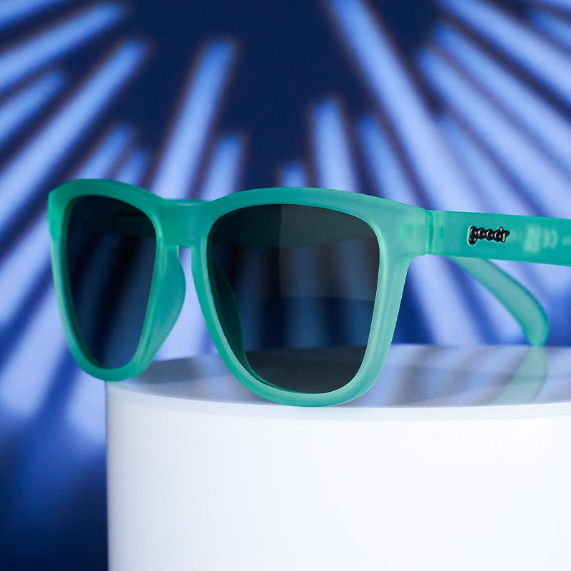 Goodr Dinner Mint Debauchery Sunglasses - Polarized UV Protection for Running, Cycling & Outdoor Activities