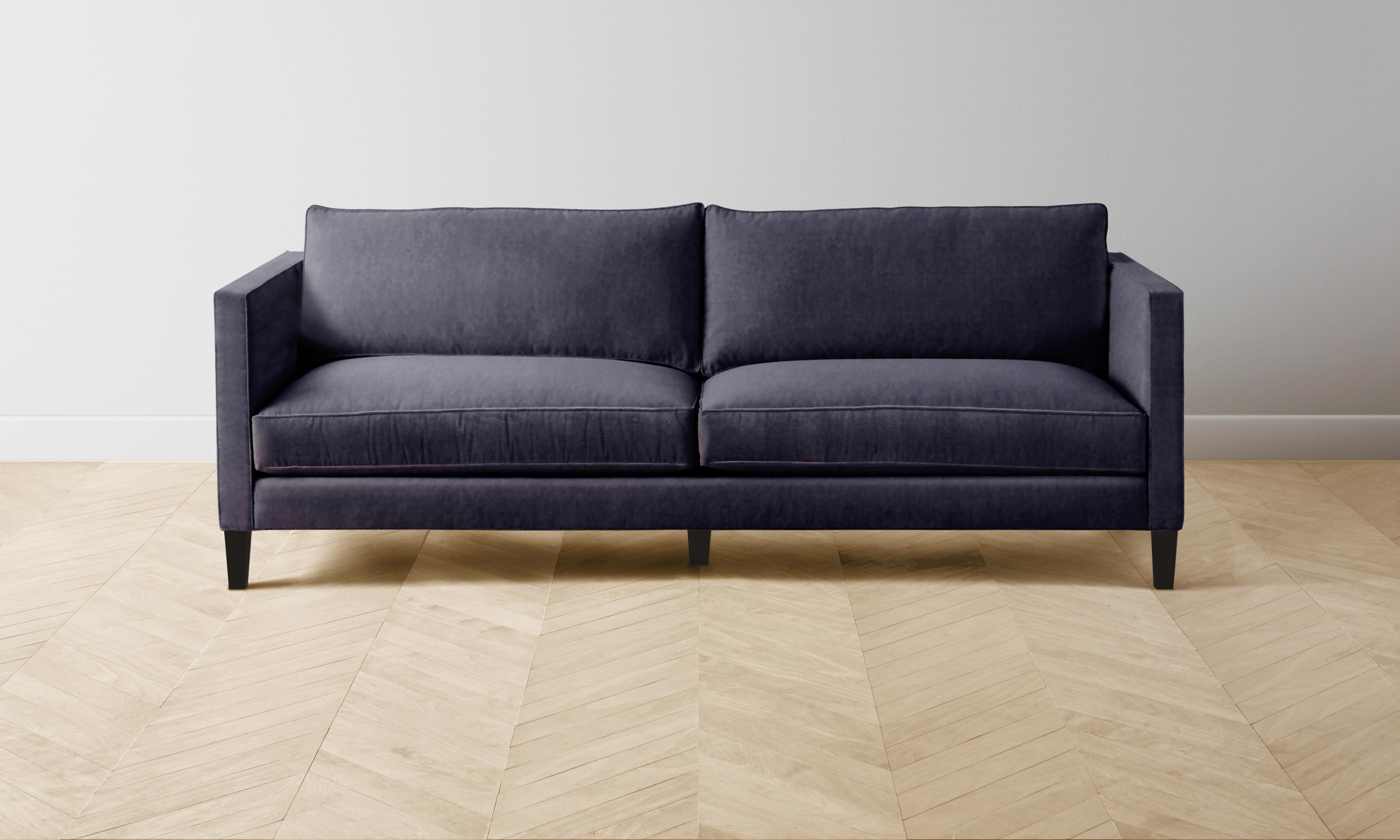 Crosby Sectional Sofa - Soft Performance Velvet Flannel Upholstery for Living Room, Lounge & Family Room Comfort