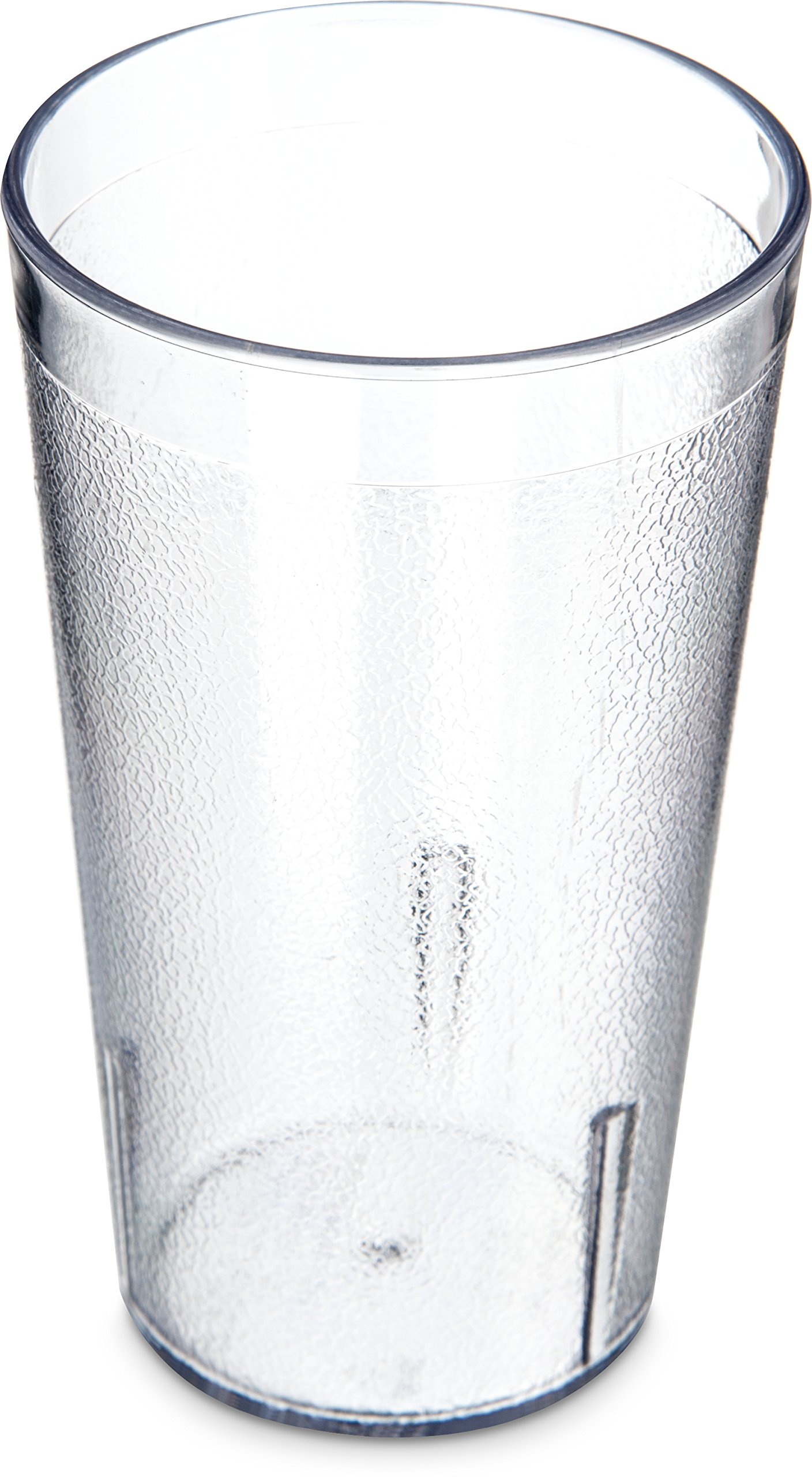 Carlisle 12 oz Clear Plastic Tumblers - Shatterproof & Stackable Drinking Glasses (Pack of 72) for Restaurants, Cafes, and Catering Events