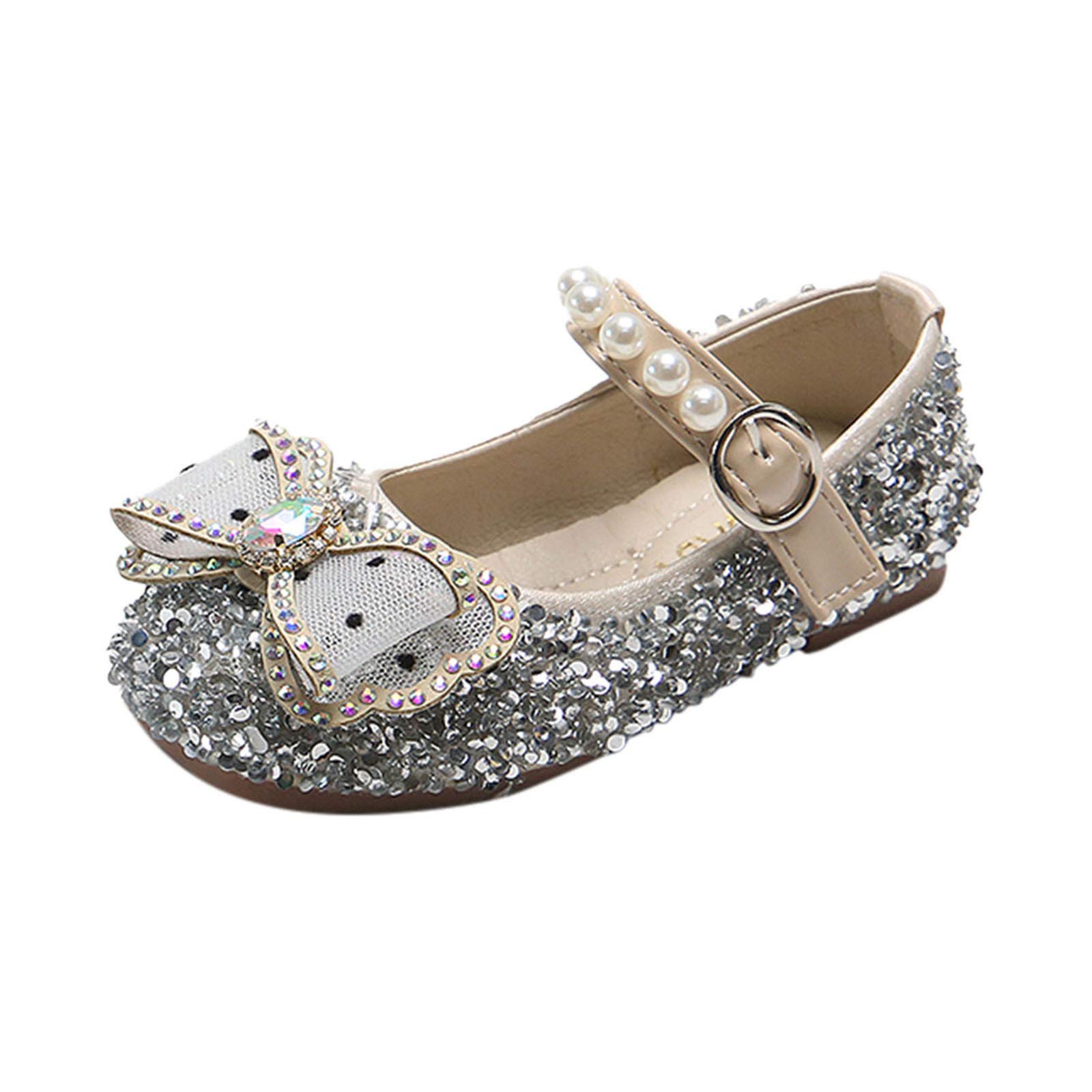 Toddler Baby Girls Dance Shoes - Jelly Princess Walking Shoes for Infants & Toddlers - Non-Slip Soft Sole Black Baby Shoes | Perfect for Ballet Class, Playtime & Special Occasions