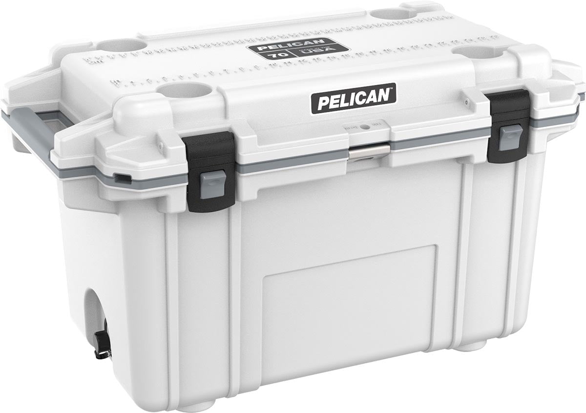 Pelican 70QT Elite Cooler - Heavy Duty Rotomolded Ice Chest for Camping, Fishing & Outdoor Adventures - Perfect for Beach, Tailgating & Long Trips