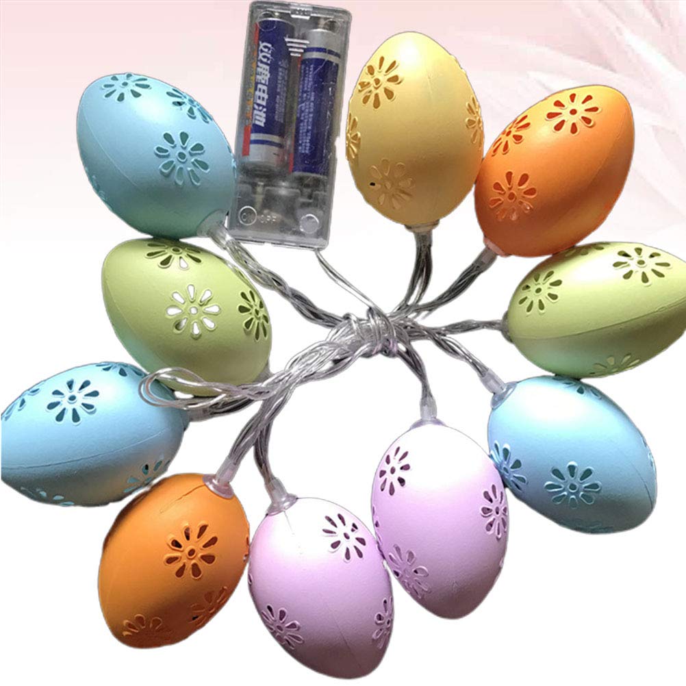 INOOMP Easter LED Fairy Lights Set - Window Hanging Decor, Tree Ornaments & Egg Lights for Easter Home Decorations | Perfect for Indoor/Outdoor Easter Party, Spring Festival & Holiday Lighting