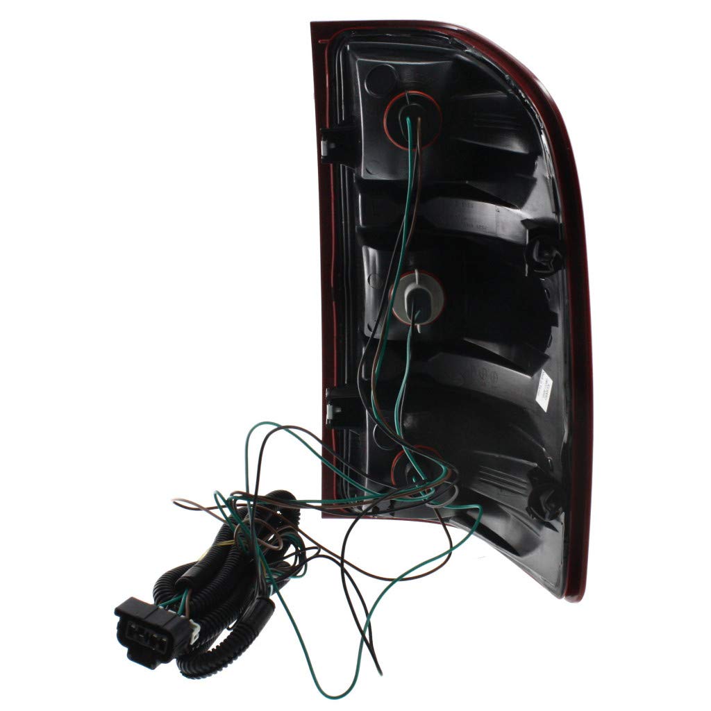 2012-2014 GMC Sierra 2500 HD Tail Lights Pair - CAPA Certified OEM Replacement with Dual Filament Bulbs (GM2800207 GM2801207 25958482 25958483) | Perfect for Night Driving & Enhanced Vehicle Safety