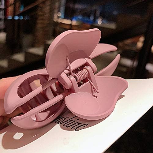 Korean Style Matte Bow Hair Clips for Women & Girls - 2PCS Non-Slip Hair Clutchers, Hair Extensions & Hair Accessories - Perfect for School, Work, Parties & Everyday Styling
