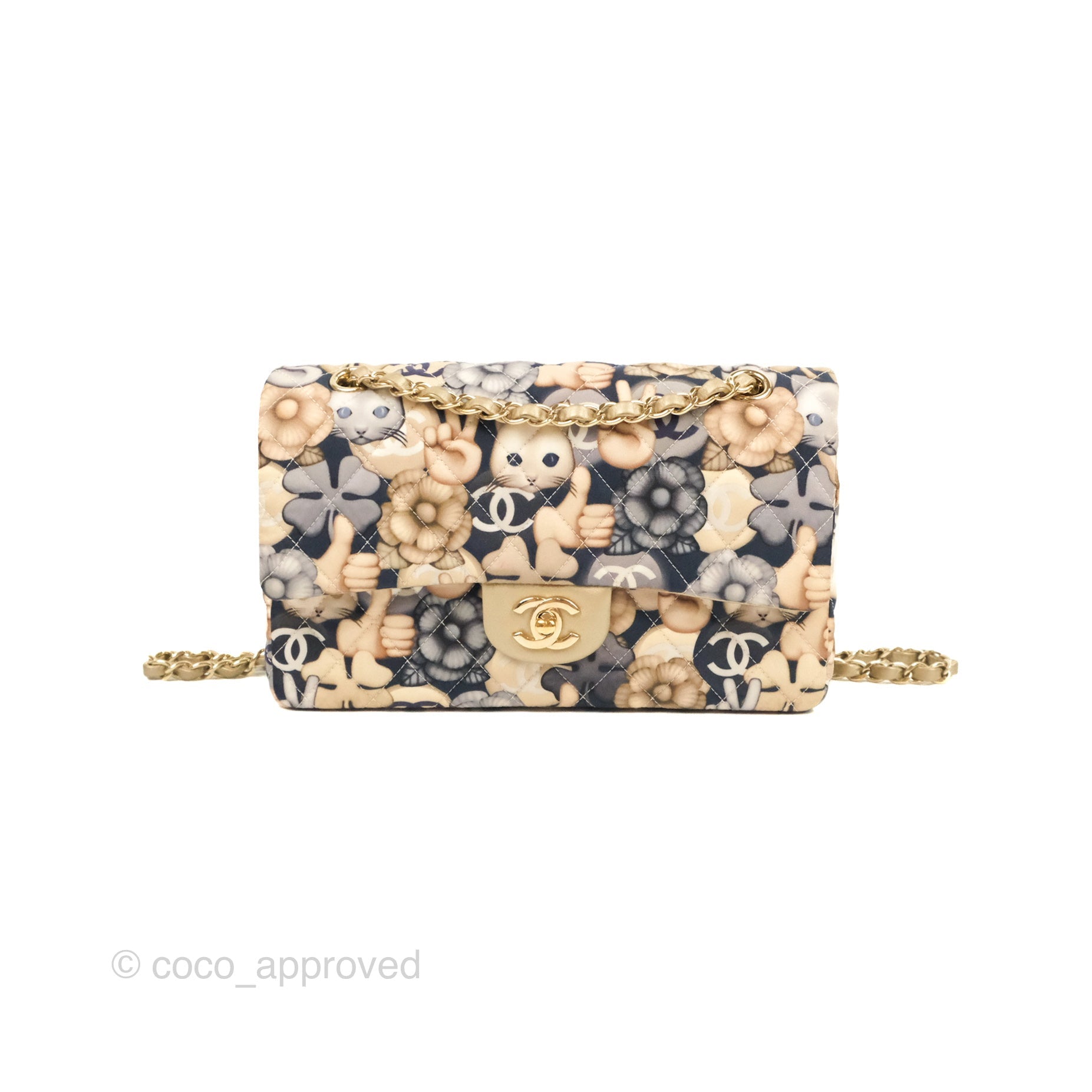 Chanel Medium Classic Double Flap Bag in Metallic Gold Lambskin with Gold Hardware - Luxury Designer Handbag for Women, Perfect for Parties, Date Nights & Special Occasions