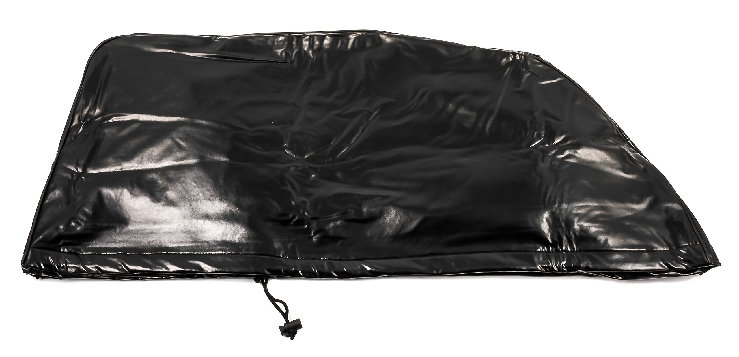Camco 45262 Heavy-Duty Black Vinyl Air Conditioner Cover for Outdoor AC Units - Weatherproof Protection for Winter Storage & Summer Use