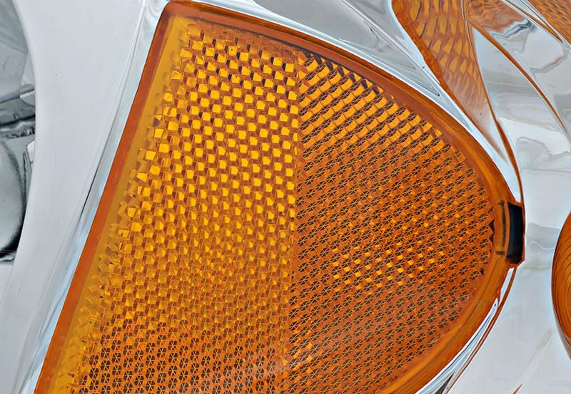 Chevrolet Chevy Malibu Headlights Replacement Set - Halogen Driver & Passenger Side Lamps for 2004-2008 Models | High Performance, Durable & Bright Lighting for Night Driving, Auto Restoration | Perfect for Daily Commute, Road Trips & Enhanced Safety