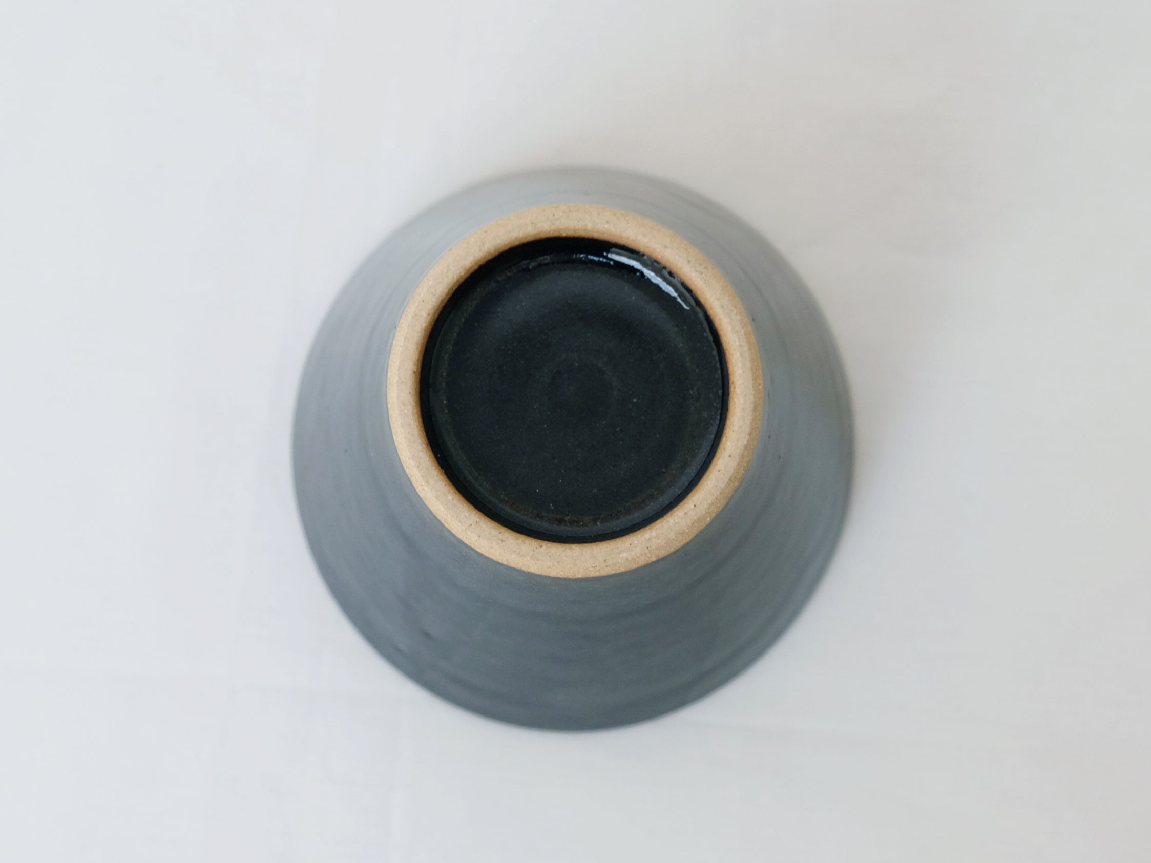 Shussai Gama Medium Indigo Glaze Ceramic Bowls – Handcrafted Japanese Pottery for Soup, Salad & Rice – Perfect for Dining, Serving & Home Decor