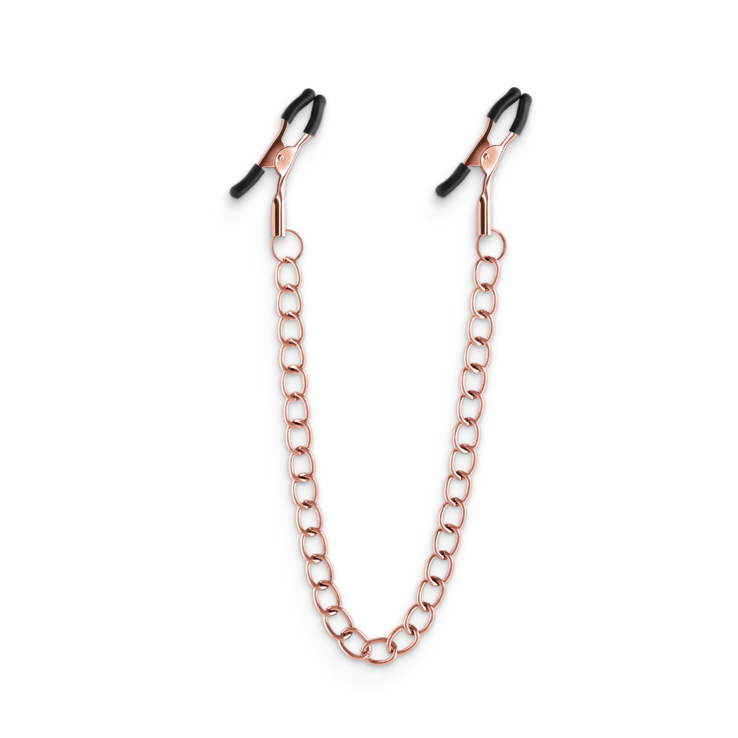Sensitive Nipple Clamps with Adjustable Chain - BDSM Bondage Toys for Couples & Sensual Play - Perfect for Spicing Up Bedroom Fun & Adult Roleplay