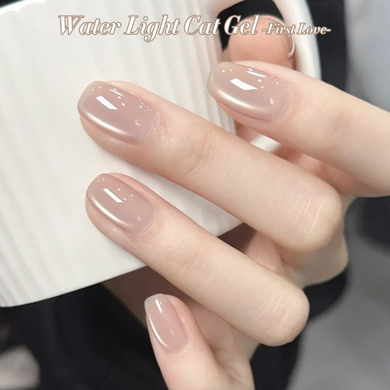 Water Light Cat Magnetic Gel Polish - First Love MY03 (10ml) - Long-Lasting Nail Polish for Salon & Home Manicures