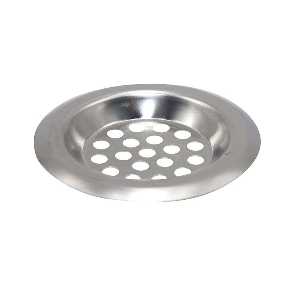 1PC Stainless Steel Kitchen Sink Strainer & Bath Drain Filter - 7.5cm Wide Rim Catcher Cover with Anti-Clog Design for Bathroom, Shower & Basin Accessories - Perfect for Hair, Food Scraps & Debris Prevention