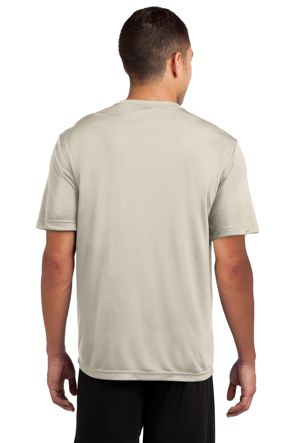 Sport-Tek TST350 Tall Competitor Tee - Moisture-Wicking Performance T-Shirt for Men (Sand, Large Tall) - Ideal for Running, Gym Workouts & Outdoor Sports