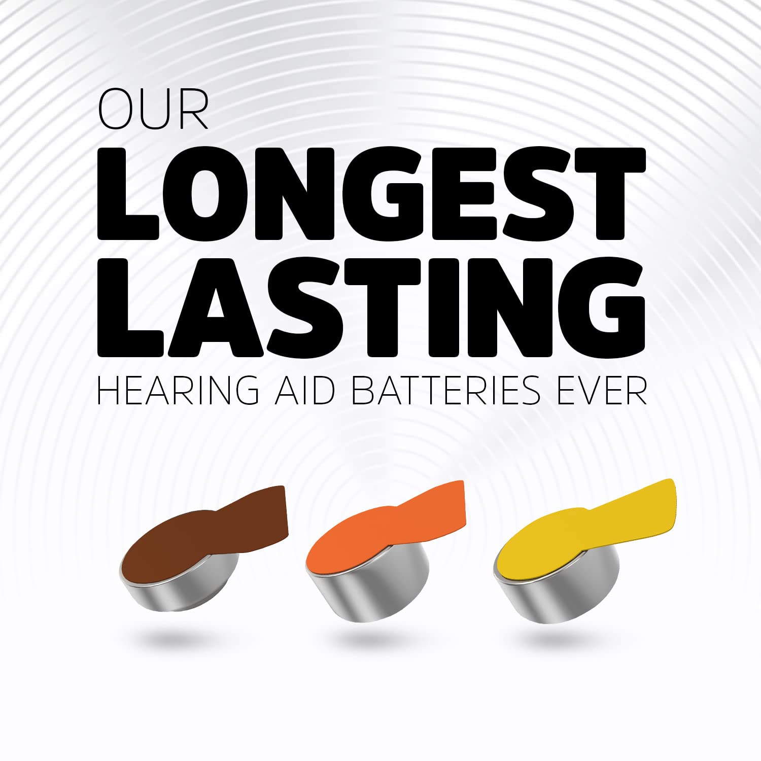 Energizer Size 10 Hearing Aid Batteries with Yellow Tab - 8 Pack | Long-Lasting Power for Hearing Devices | Perfect for Travel, Daily Use & Emergency Backup