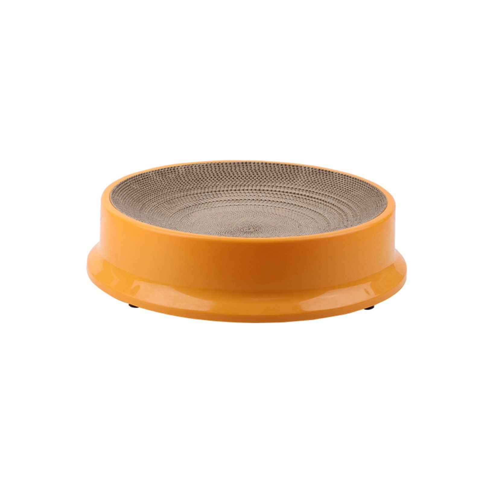 Durable Corrugated Cardboard Cat Scratcher Pad - Oval Scratch Lounge Bed for Kittens & Cats | Protects Furniture | Eco-Friendly Recycled Material | Perfect for Indoor Play, Training & Stress Relief