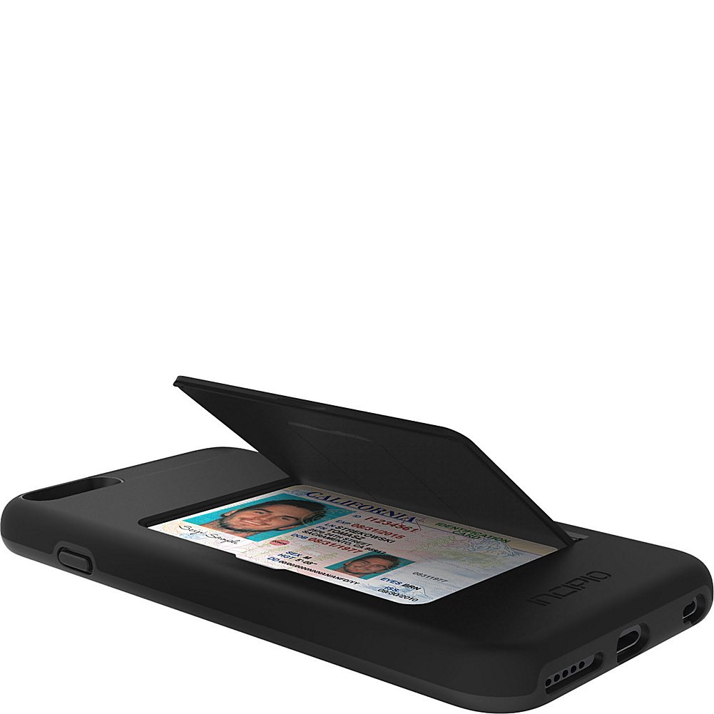 Incipio Slim RFID Blocking Wallet Case for iPhone 6 Plus/6s Plus - White & Dark Gray | Credit Card Holder & Protective Phone Cover | Durable & Stylish Mobile Accessory | Secure Cards & Phone at Work, Gym & Shopping | Ideal for Contactless Payments & Airport Security | Perfect for Business Professionals, Travel & Daily Use | Great Gift for Tech Lovers | Use in Office, Commuting, Outdoor Activities & Daily Organization
