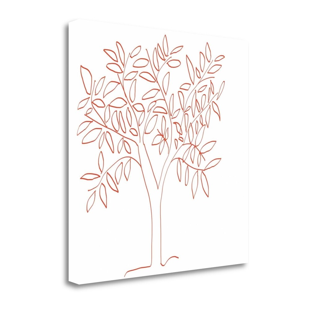 Tangerine Tree Fine Art Giclee Print by Jan Weiss - Gallery Wrapped Canvas Painting Ready to Hang - Perfect for Living Room, Bedroom & Office Wall Decor