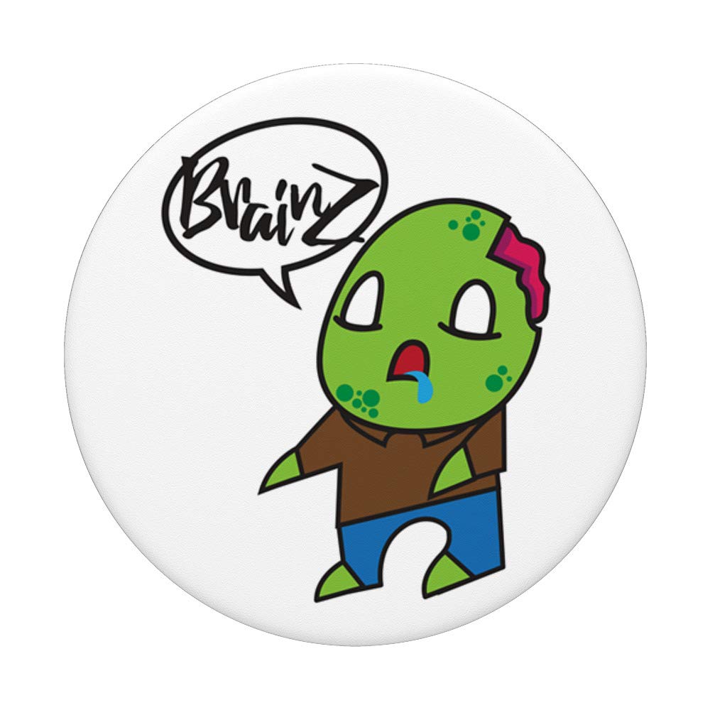 Zombie Boy PopSockets Phone Grip & Stand - Expandable Phone Holder for iPhone, Samsung, Tablets - Perfect for Gaming, Selfies, and Hands-Free Viewing