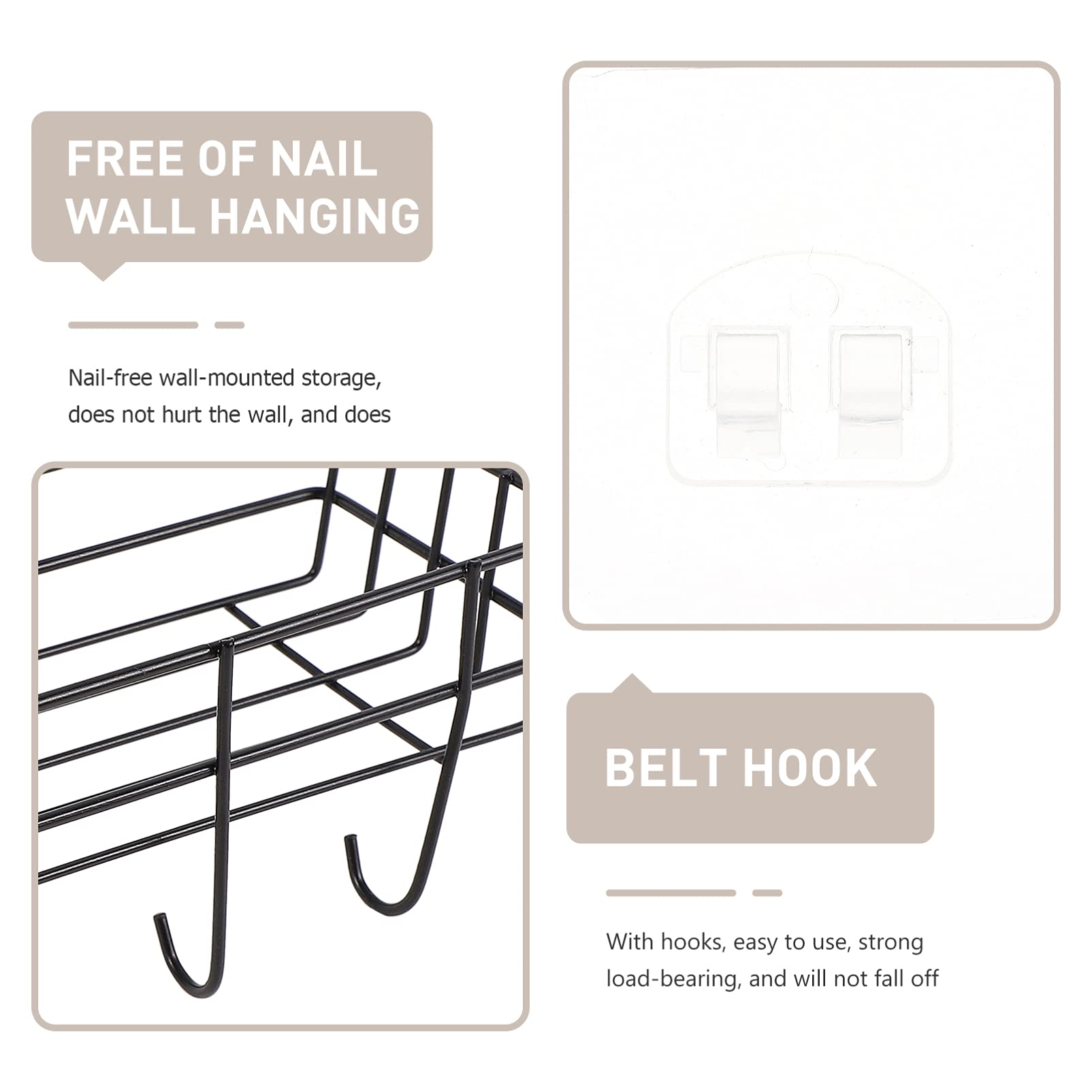 Black Under Desk Cable Management Rack - Cabilock Desk Topper Shelf for Organizing Wires & Cords - Under Desk Cable Tray & Organizer for Office, Home, Kitchen & Bathroom - Perfect for Desktop, Computer & TV Stands