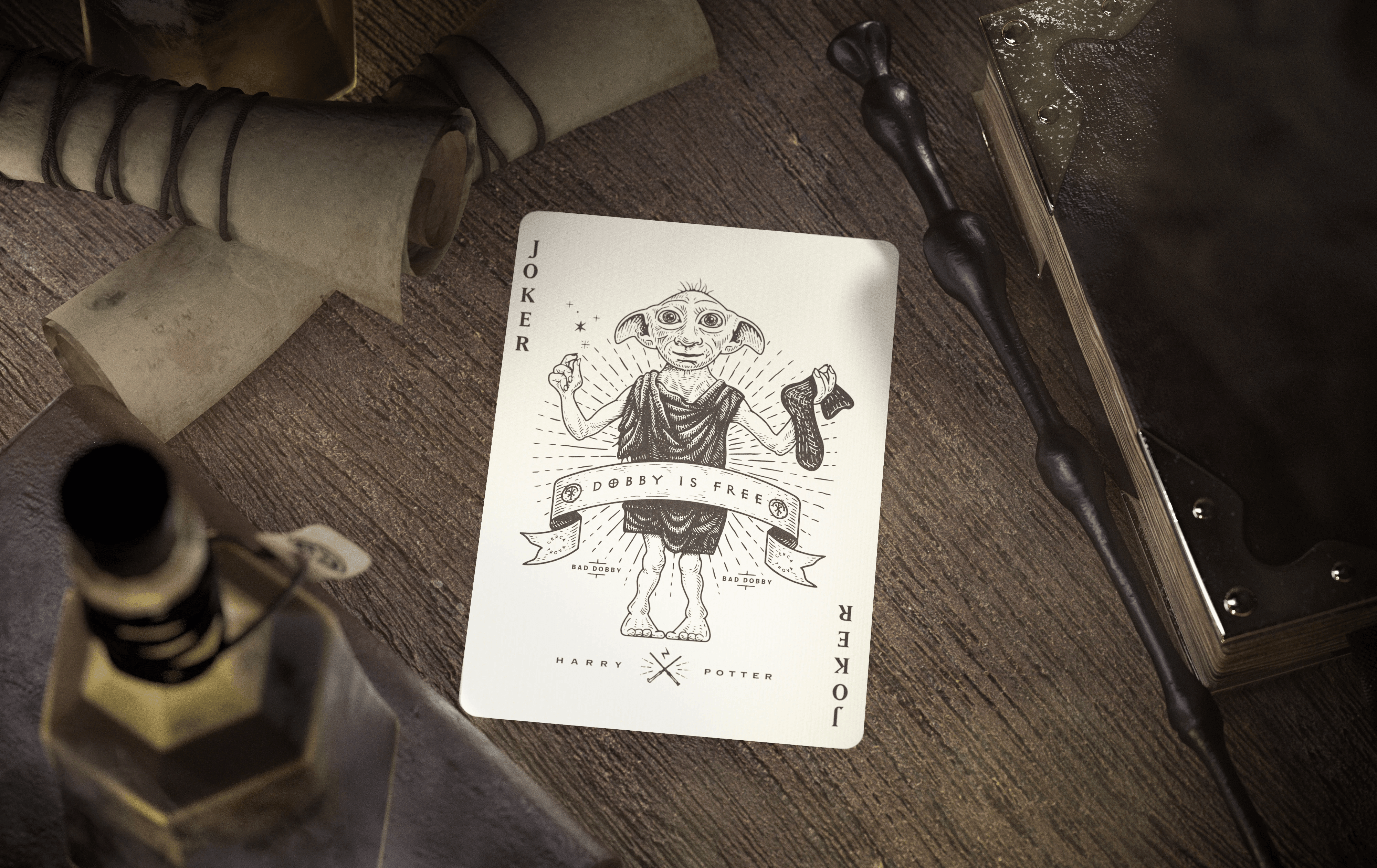 Harry Potter Hufflepuff Playing Cards - Official Wizarding World Collectible Deck for Magic Fans, Game Nights & Gifts