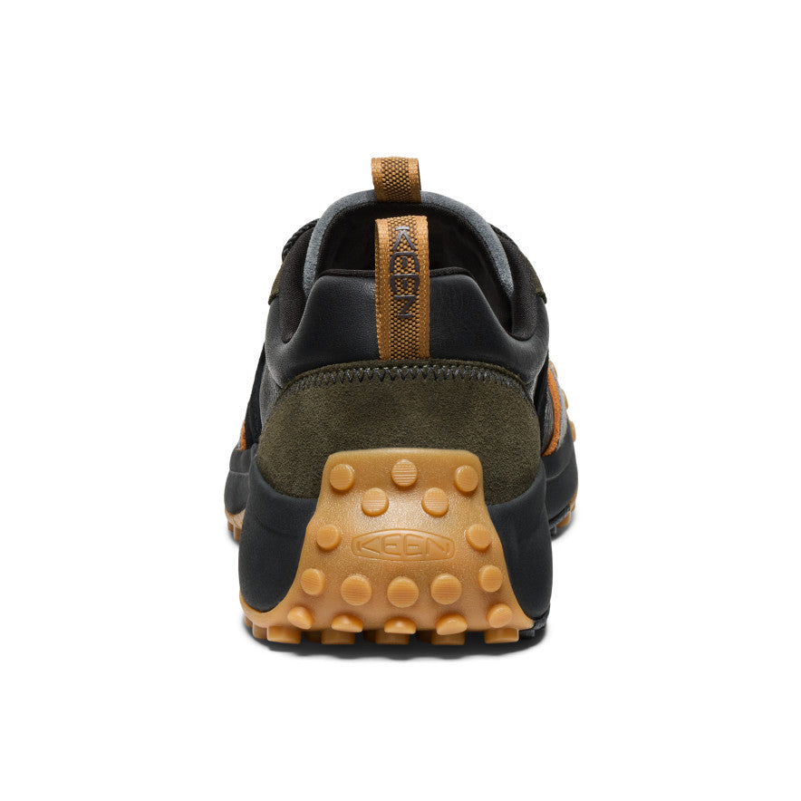 KS86 Men's Genuine Leather Sneakers - Forest Night/Keen Maple | Comfortable & Stylish Casual Shoes for Walking, Work & Everyday Wear