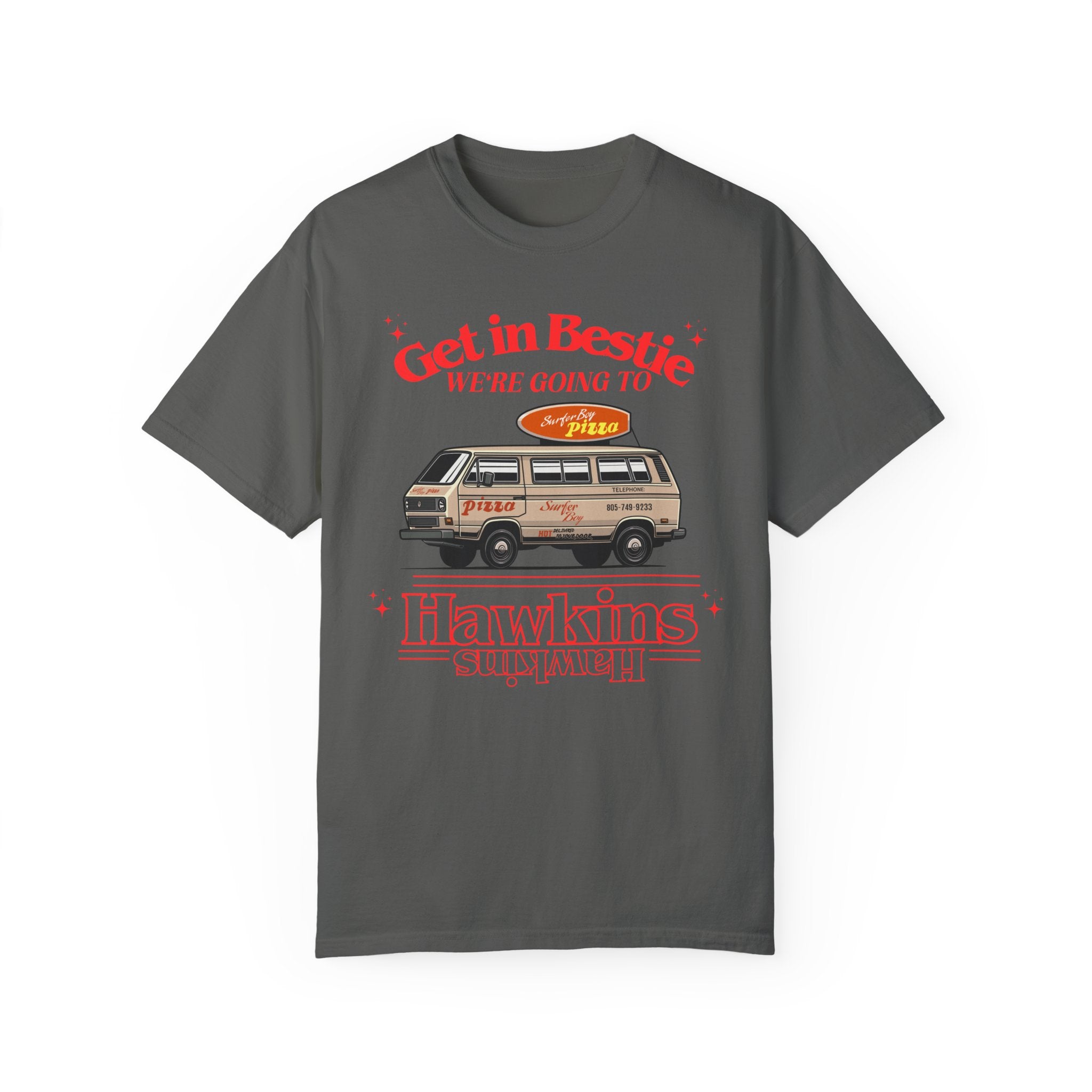 Best Friends Matching T-Shirts - Stranger Things Inspired Hawkins Shirt for Couples & Friends - Perfect for Halloween, Cosplay & TV Show Fans
