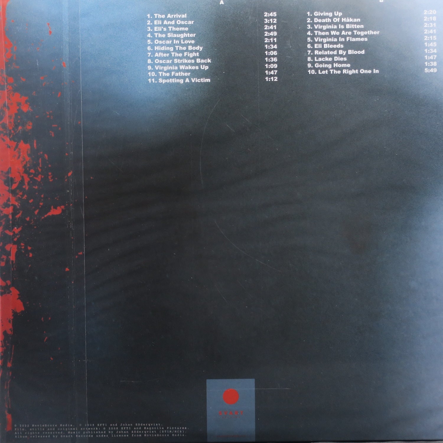 LET THE RIGHT ONE IN Original Motion Picture Soundtrack - Limited Edition Red Vinyl LP | Perfect for Horror Movie Fans & Vinyl Collectors - Great for Halloween Parties & Film Music Enthusiasts