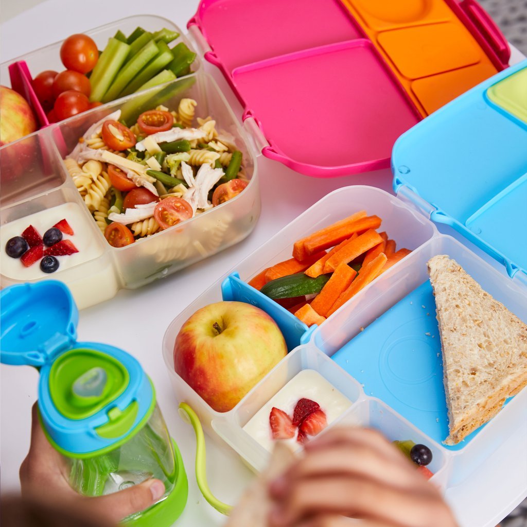 b.box Kids Insulated Lunch Box - Leak Proof & Eco-Friendly Food Container for School, Work & Travel | Emerald Forest Design | BPA Free & Easy to Clean | Perfect for Preschool, Picnics & Daily Use