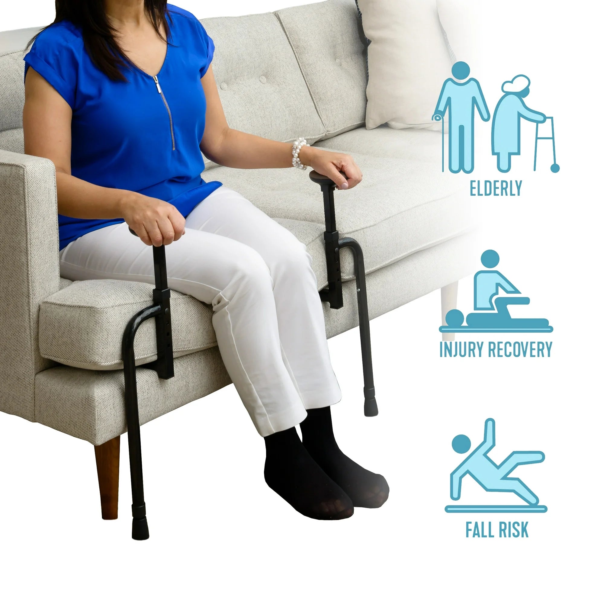 Ez Stand N Go - Portable and Adjustable Stand for Phones, Tablets, and E-Readers - Perfect for Desk, Kitchen, and Travel Use