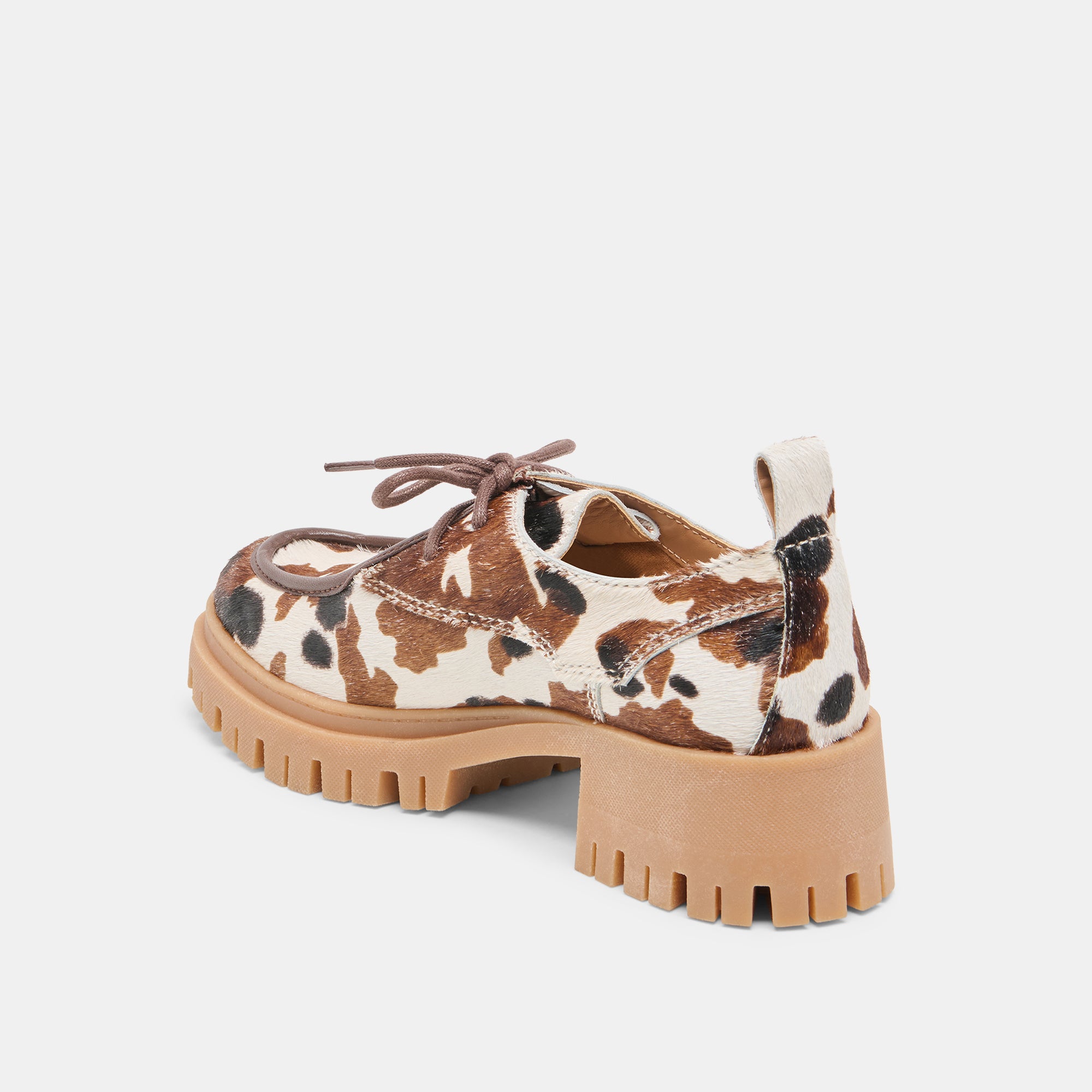 MILZA Loafers for Women - Genuine Cocoa Calf Hair Slip-On Shoes - Comfortable & Stylish for Office, Casual Wear & Travel