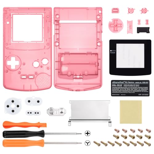 Clear Cherry Pink & Black