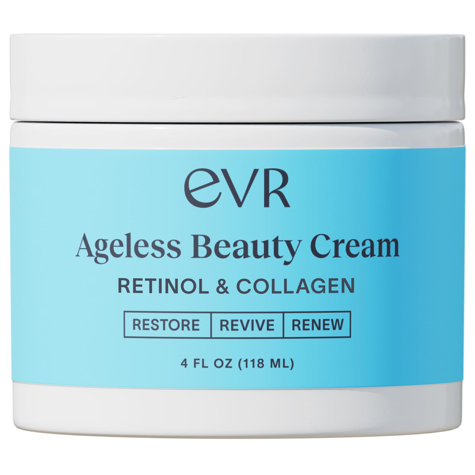Retinol Face Cream with Collagen & Hyaluronic Acid - Anti-Aging Moisturizer for All Skin Types - Day & Night Use