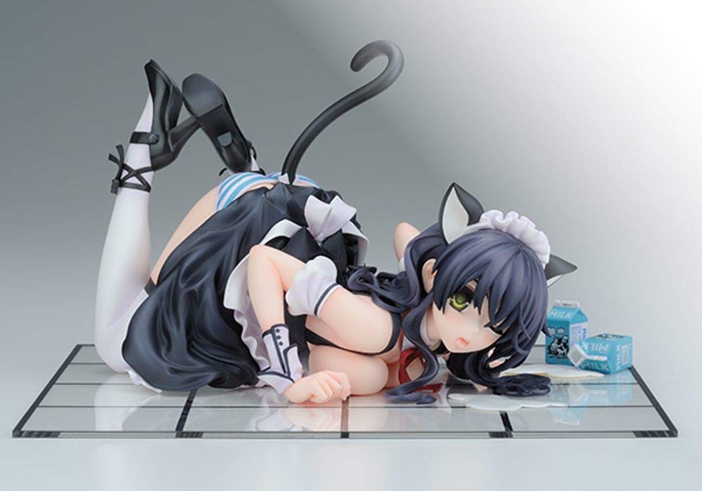 Creators Collection CAT LAP MILK 1/7 Scale PVC Figure - Anime Collectible Statue for Display & Home Decoration | Japan Import