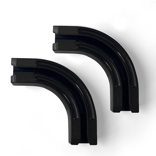 Black 90° Curved Connectors