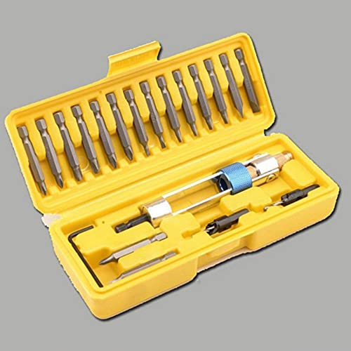 Swivel Head Quick-Change Drill Bit Set for Screwdriver - 20PC Multi-Purpose Home Tool Kit for Drilling and Driving | Perfect for DIY Projects, Furniture Assembly & Home Repairs