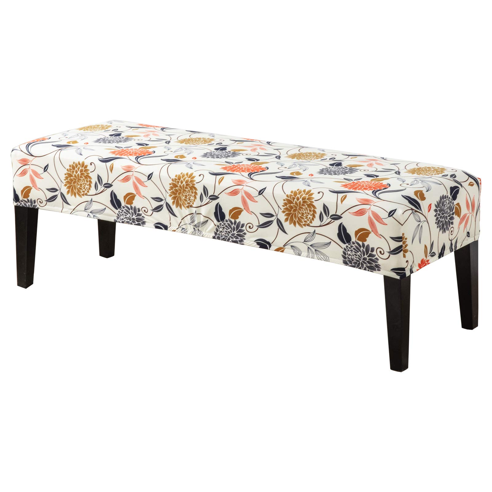 Eco-Friendly Ancheng Stretchable Dining Bench Cover - Removable Slipcover for Chairs & Furniture Protection - Perfect for Living Room, Kitchen & Dining Area