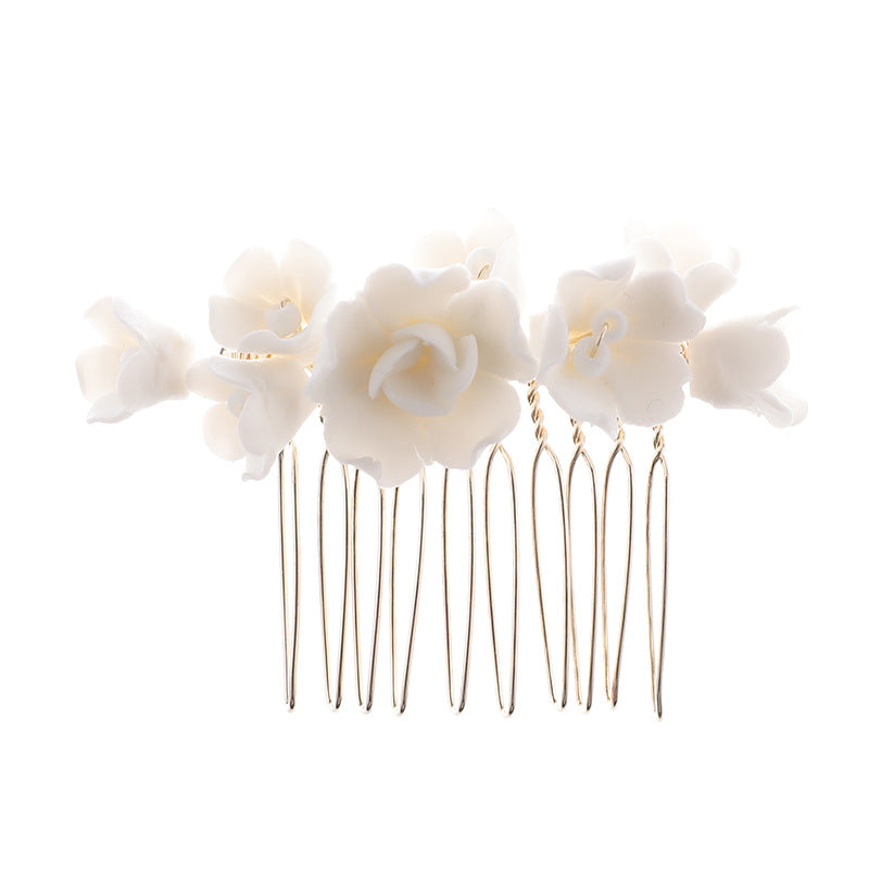 Elegant Bridal Gold Hair Comb & Pin Set (S8504) - Perfect for Weddings, Prom & Special Occasions - Wholesale Bulk Orders Available