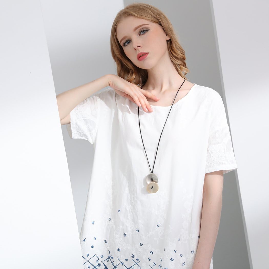 Stylish Chunky Chain Long Necklace with Silver Pendant - Trendy Women's Fashion Jewelry for Everyday Wear & Special Occasions