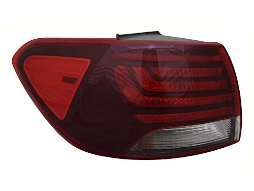 2019-2020 Kia Sorento Left Driver Side Outer Tail Light Assembly - Non-LED Replacement Part - Perfect for Night Driving & Enhanced Vehicle Safety