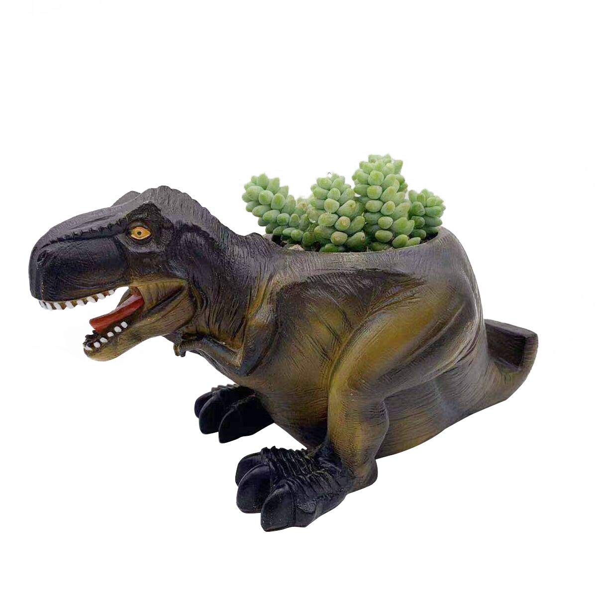 Large Capacity T-Rex Dinosaur Pen Holder with Phone Stand - Multifunctional Desk Organizer for Office, School & Home Decor | Pencil Cup, Makeup Brush Holder & Stationery Storage