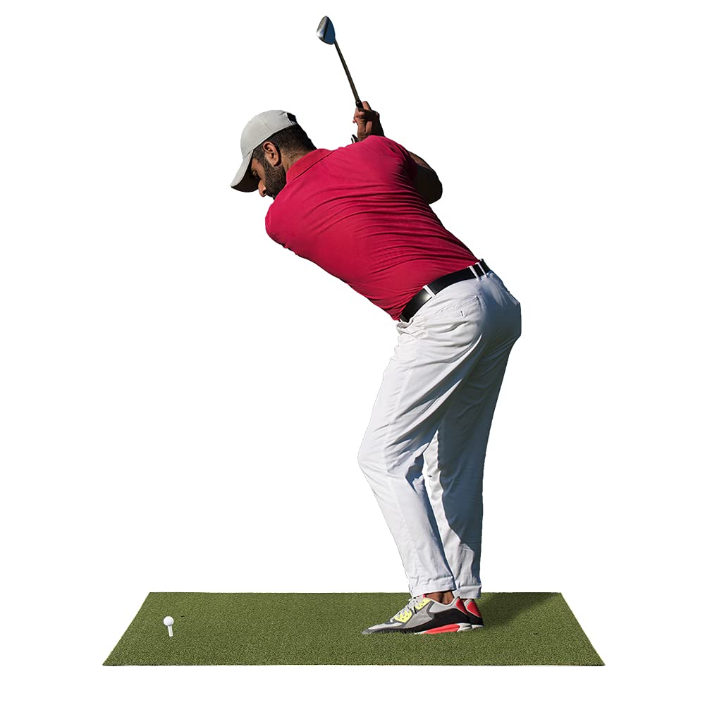 Premium All Turf Mats® Golf Practice Mat - Durable Indoor/Outdoor Golf Hitting Mat with Ball Tray | Perfect for Backyard, Driving Range & Home Golf Training