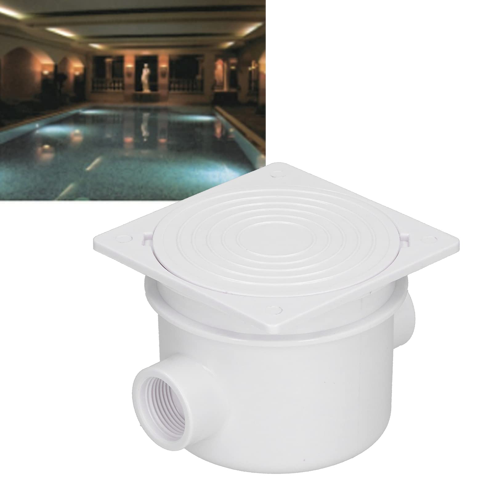 Waterproof Underwater Wire Connectors Box - 2-Way Plastic Junction Box for Outdoor Floodlights & Garden Lights | Durable, Weatherproof Electrical Enclosure for Pool, Pond & Landscape Lighting