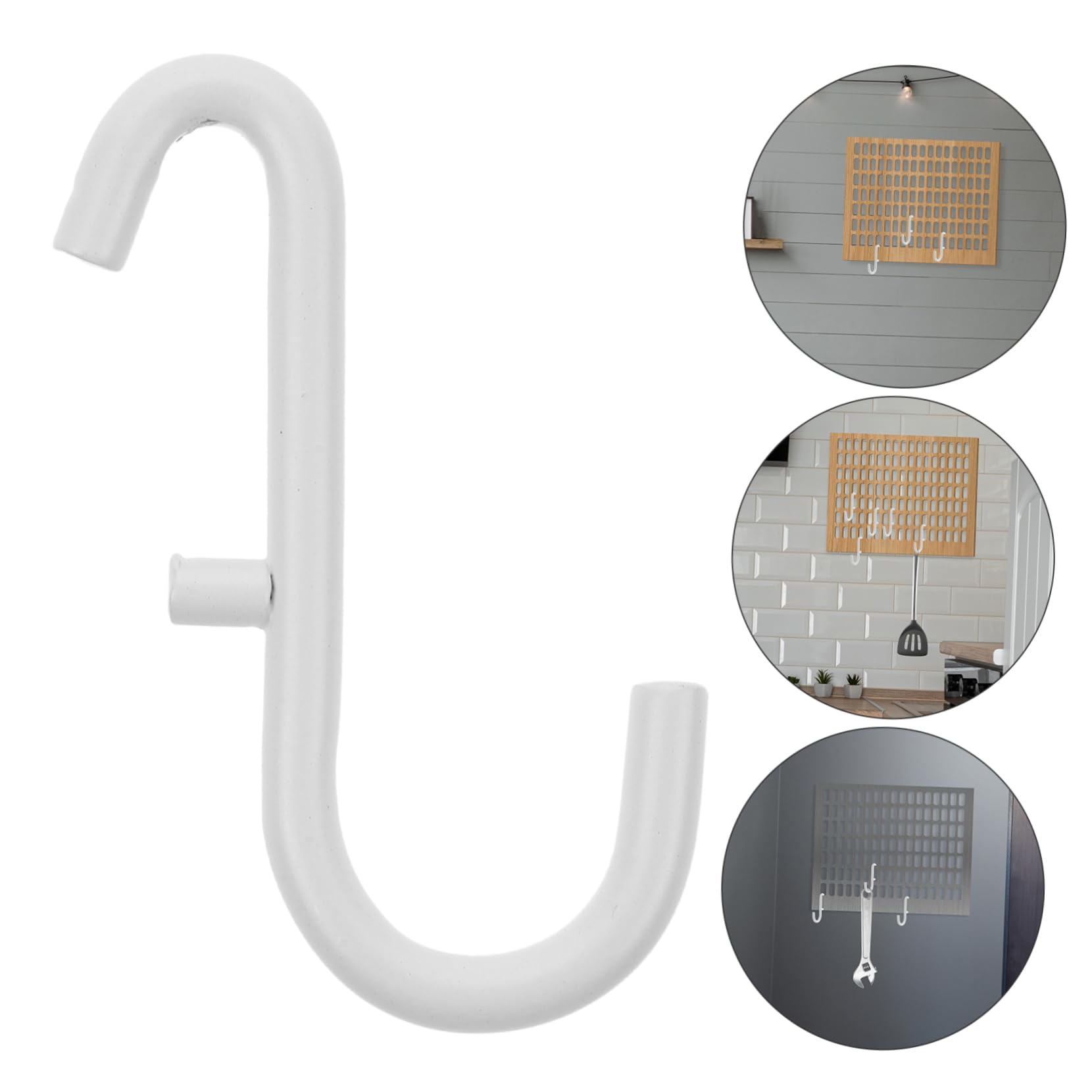iplusmile 4 Sets Adjustable Pegboard Hooks - Wall Mount Organizer Hooks for Garage, Kitchen & Workshop - Heavy Duty Storage Hooks for Tools, Utensils & Home Organization (5pcs x4) - Perfect for DIY Projects & Space Saving Storage Solutions